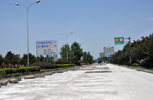 成彭立交段）已于7月23日完工